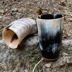 Drinking Horn Mead Cups