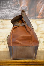 Load image into Gallery viewer, Bison Leather Overnight Bag