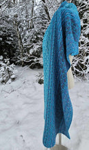 Charger l&#39;image dans la galerie, Shawl blue and aqua