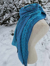 Charger l&#39;image dans la galerie, Shawl blue and aqua