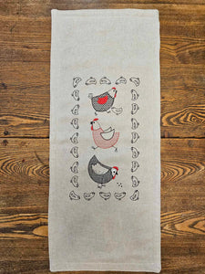 Chicken table runner