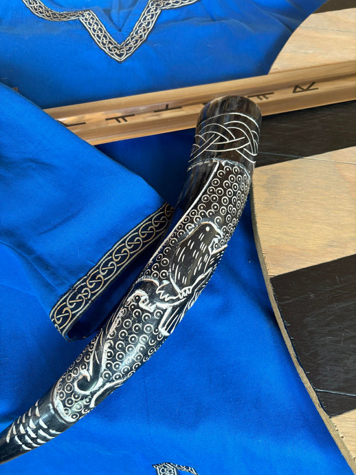 Handcrafted Drinking Horn