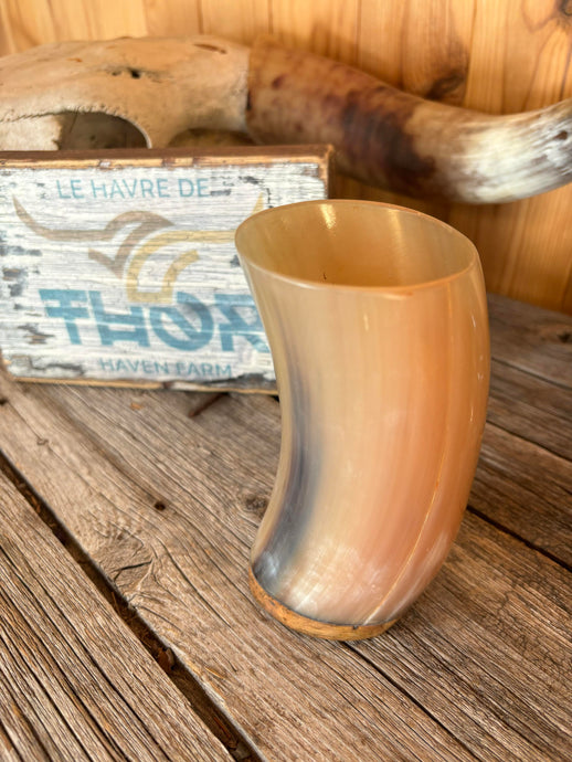 Drinking Horn Mead Cups