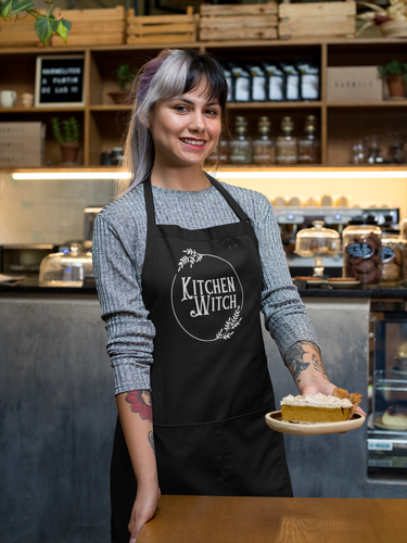 Kitchen Witch, Gothic Kitchen Apron