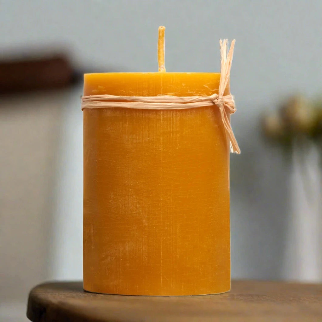 Beeswax Pillar Candle