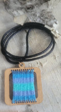Load image into Gallery viewer, Handwoven wool pendant
