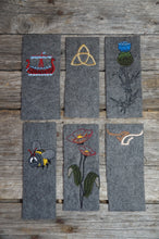 Load image into Gallery viewer, Embroidered Felted Wool Book Marks