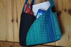 Small woven tote