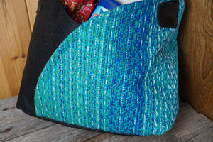 Small woven tote