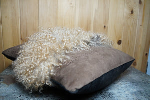 Angora Goat Throw Pillow