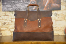 Load image into Gallery viewer, Bison Leather Overnight Bag