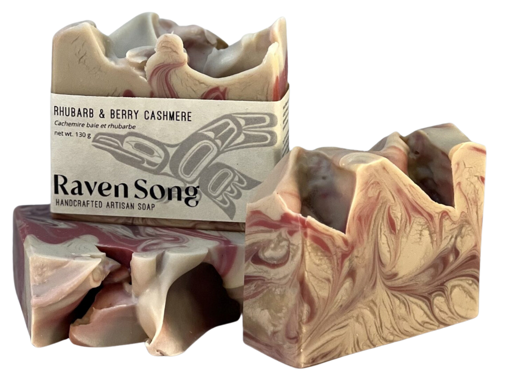 Rhubarb Berry Cashmere Artisan Soap